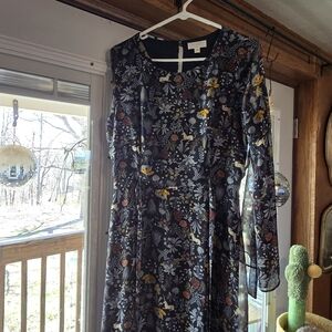 Floral Long Sleeve Dress